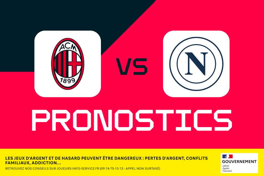 Milan - Naples : pronostics, meilleures cotes et paris (Serie A)