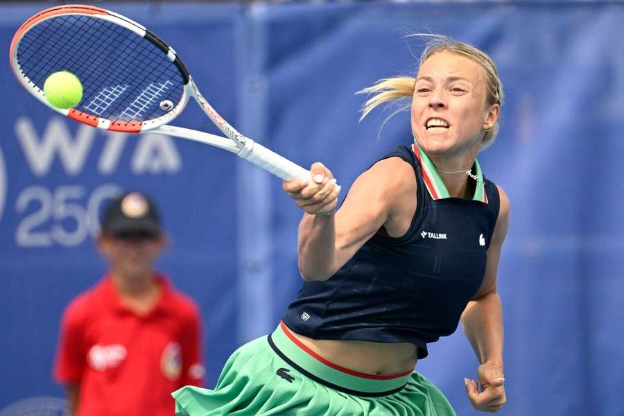 Anett Kontaveit during the Livesport Prague Open