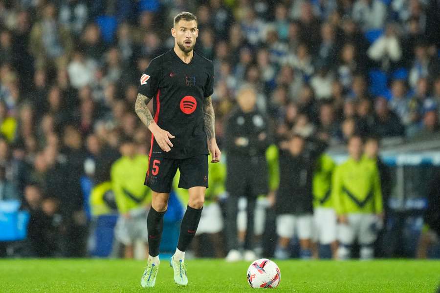 Iñigo Martínez, durante el partido ante el Celta