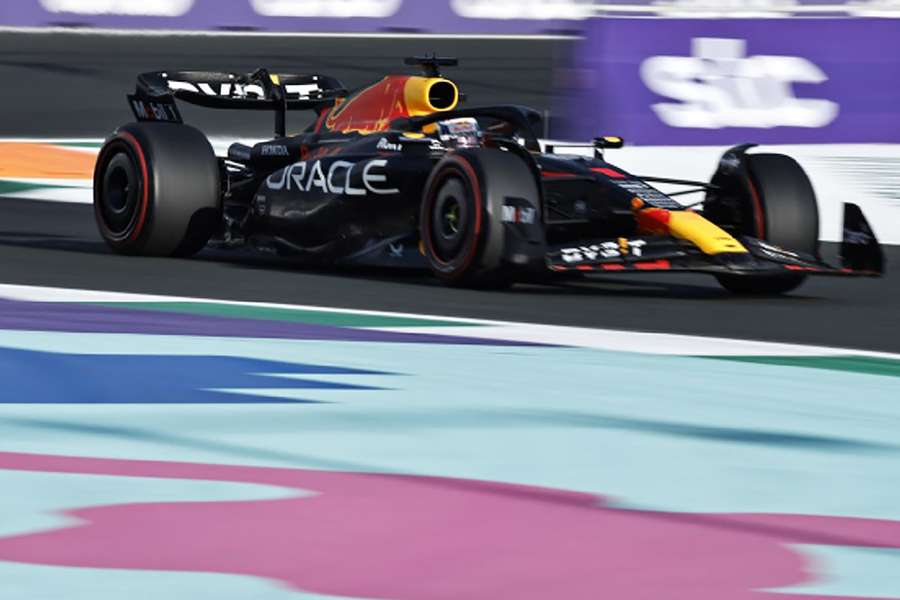 Verstappen shrugs off bug to top practice in Saudi Arabia