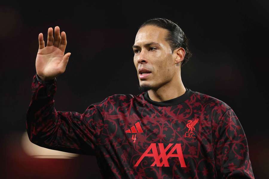 Van Dijk em ação pelo Liverpool
