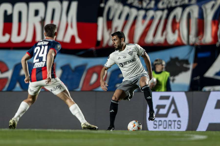 San Lorenzo fez uma marcação acirrada contra o Atlético-MG