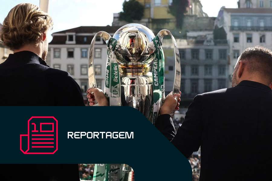 Hjulmand e Rui Borges com o troféu