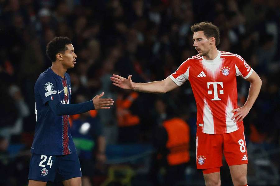 Mayulu e Goretzka a fine partita