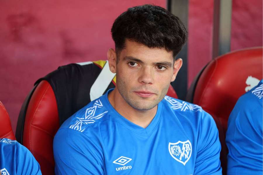 Fran Pérez, jugador del Rayo Vallecano