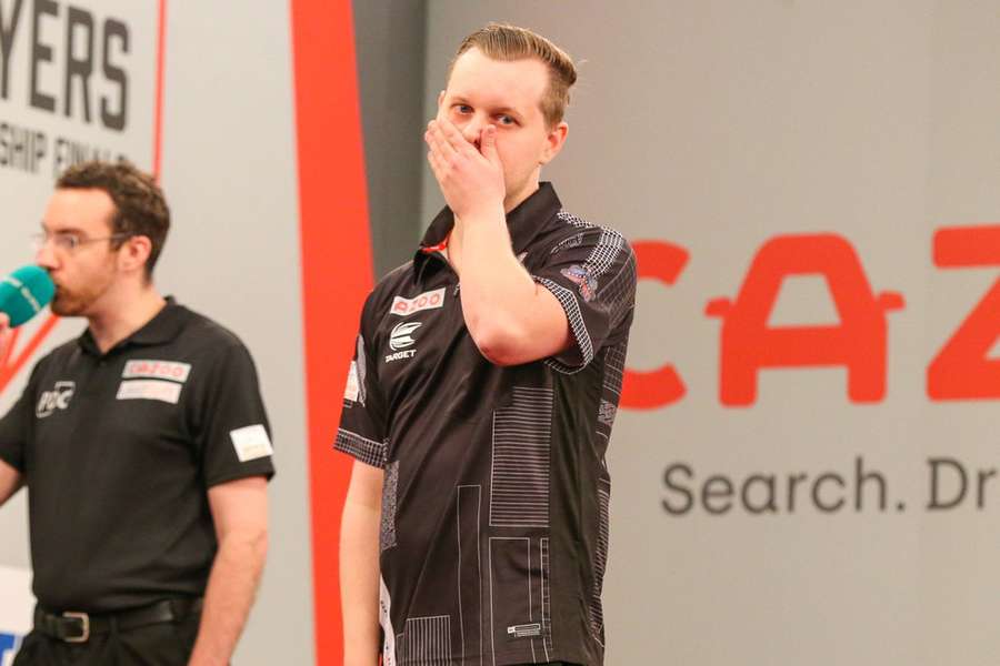 Kevin Doets vorig jaar op de Players Championship Finals