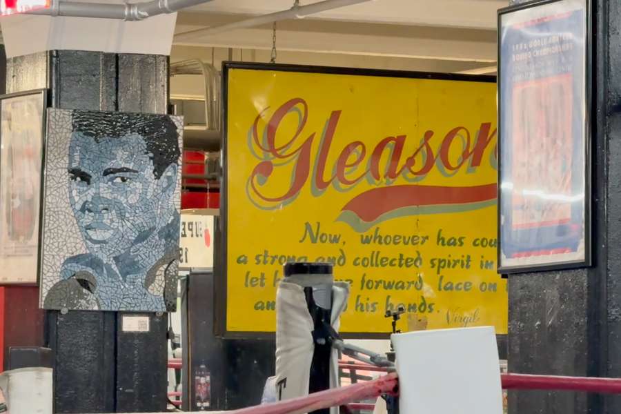 Un rincón del gimnasio de Gleason
