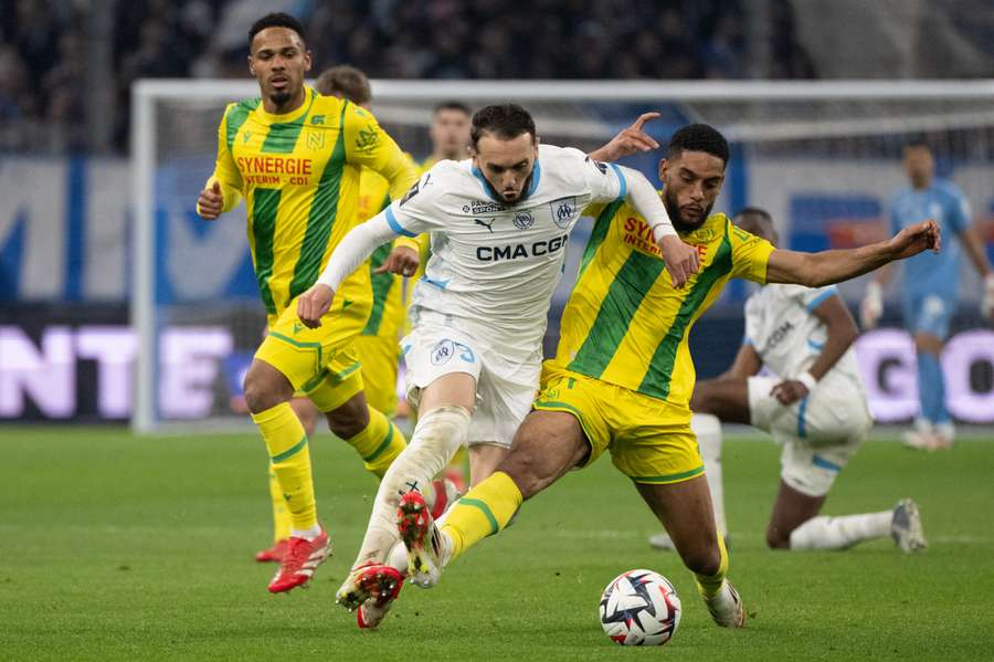 El Olympique de Marsella gana al Nantes.