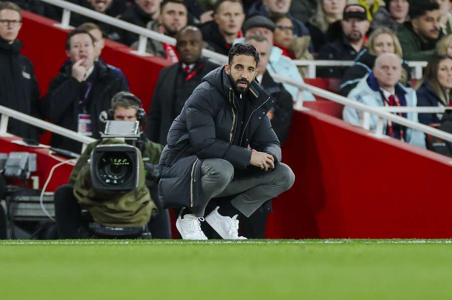 Ruben Amorim, treinador do Manchester United