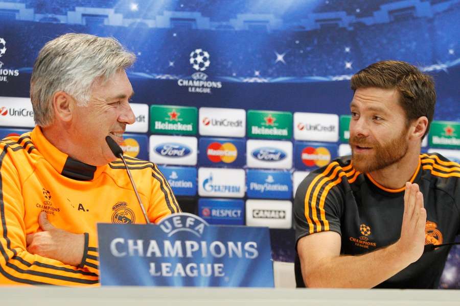 Carlo Ancelotti et Xabi Alonso, deux héros de la Décima.