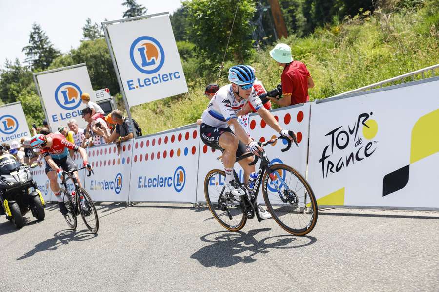 Fabio Jakobsen in action during stage 10 of the 2023 Tour de France.