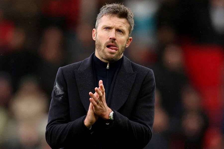 Michael Carrick, ce dimanche. Michael Carrick, ce dimanche.