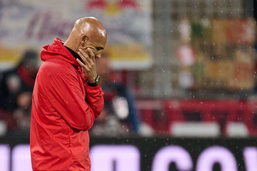 Salzburg-Trainer Thomas Letsch enttäuscht.
