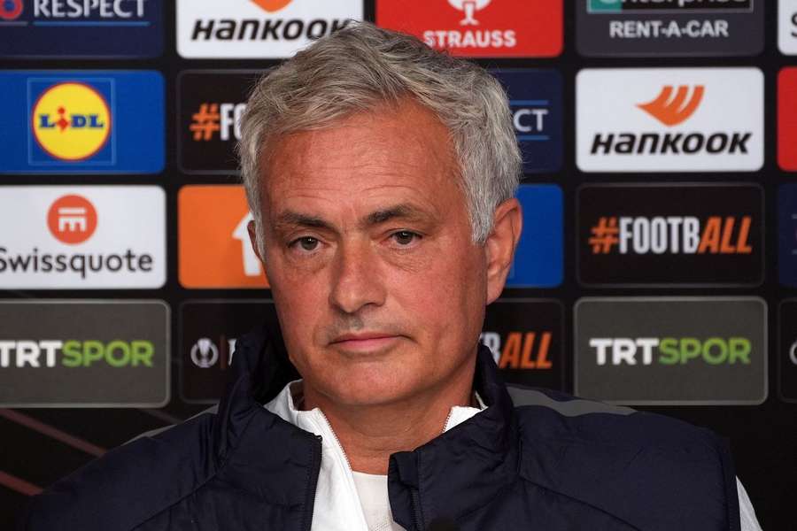 Mourinho em conferência de imprensa