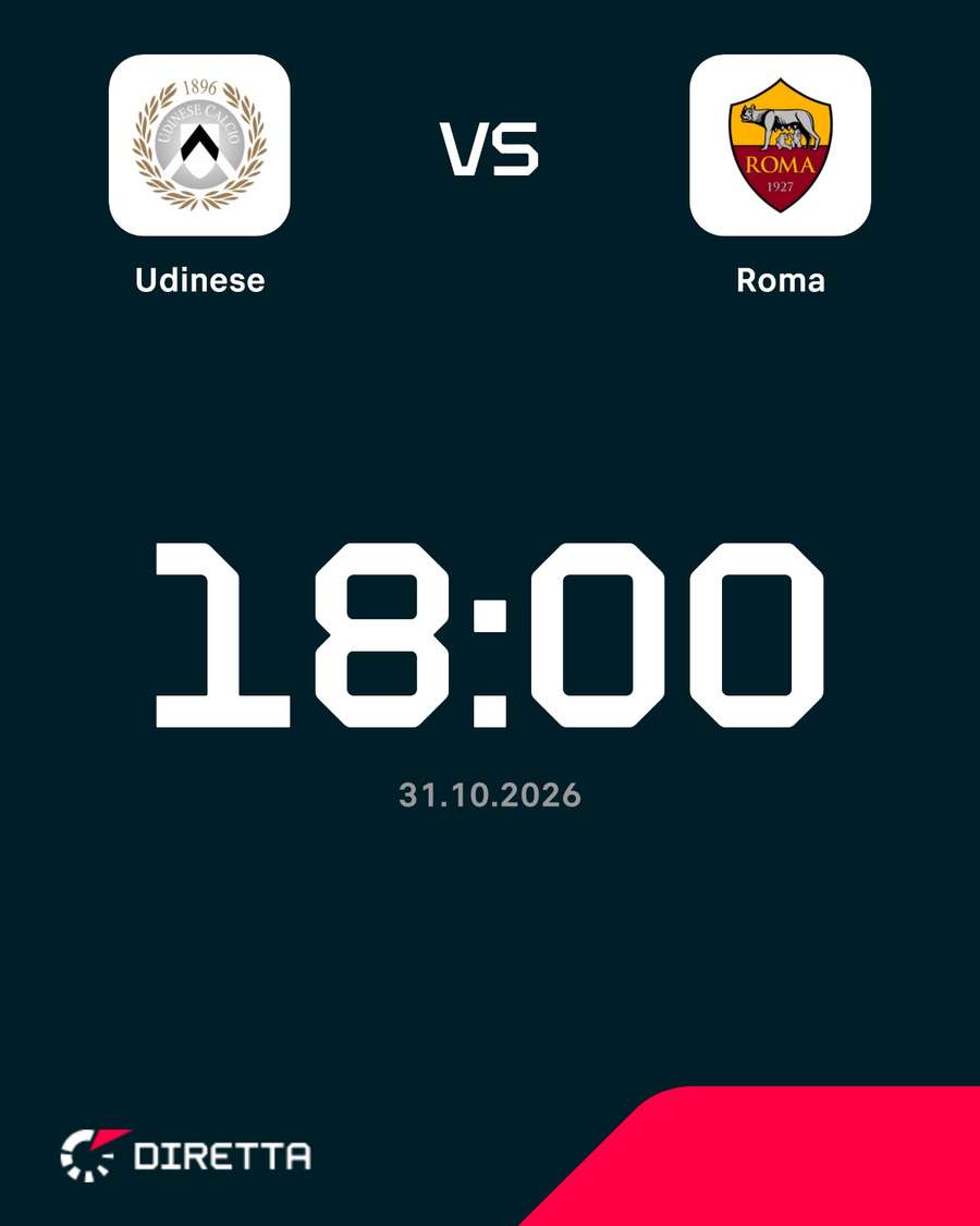 L'Udinese ospita la Roma L'Udinese ospita la Roma