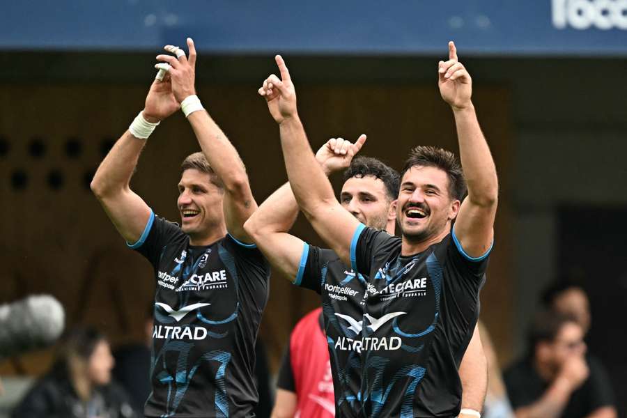 Les Montpelliérains après leur qualification ce dimanche.