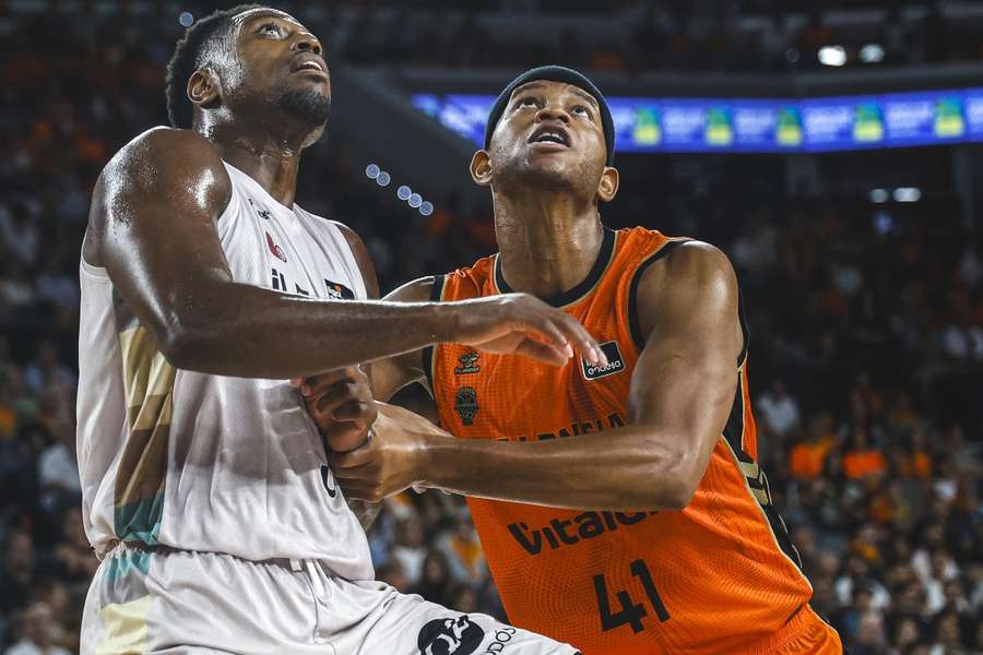 Jassiel Rivero, durante el Valencia Basket-Ilerna Lleida Jassiel Rivero, durante el Valencia Basket-Ilerna Lleida