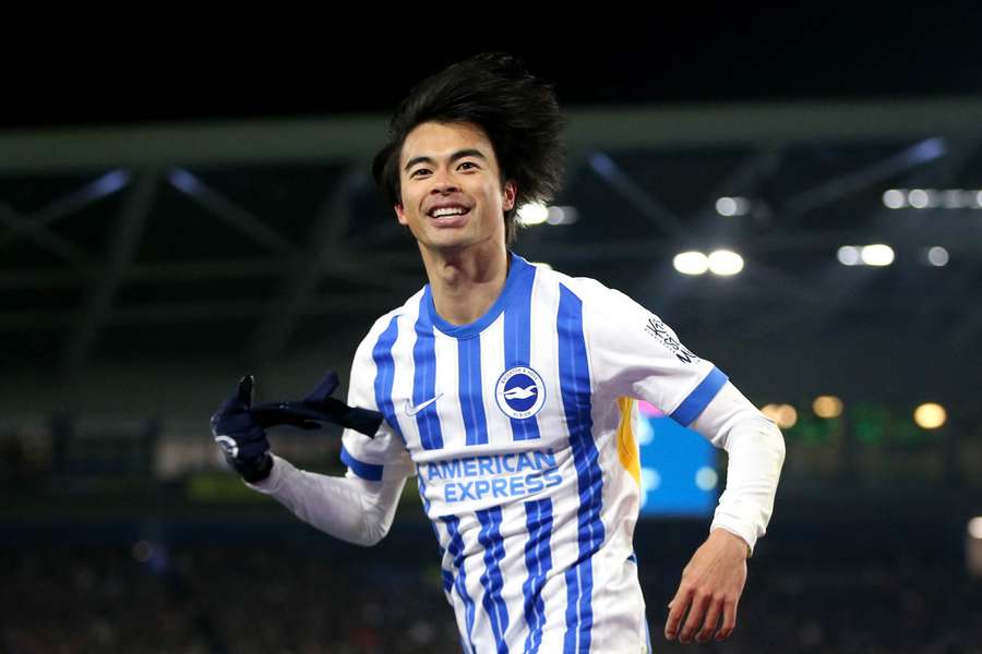 Mitoma marcou o gol da vitória do Brighton