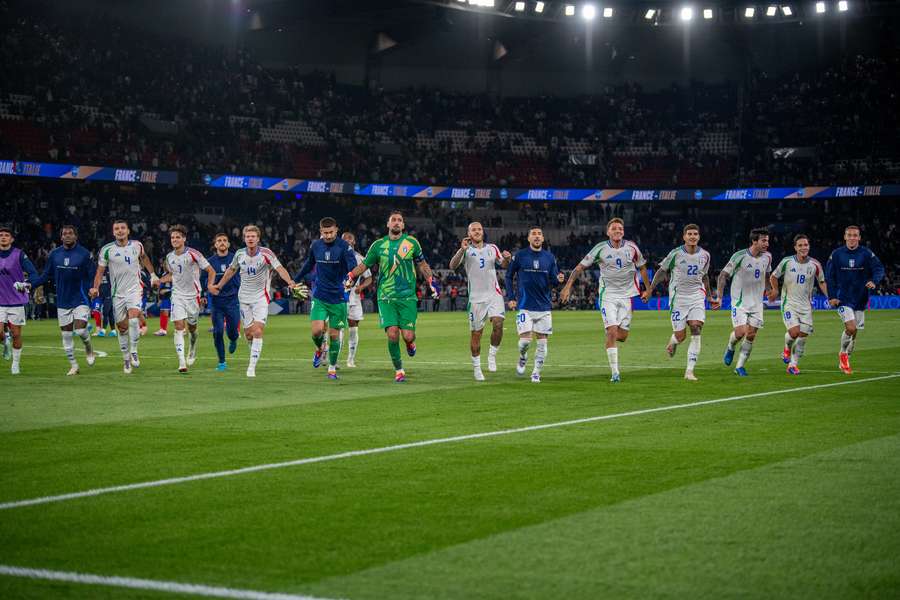 A Parigi gli azzurri si sono imposti 3-1