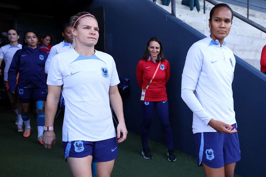 Le Sommer et Renard lors de la Coupe du monde 2023.