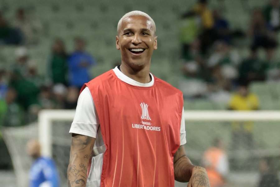 Deyverson no jogo de ida, no Nubank Parque