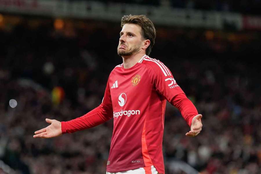 Mount celebrates after scoring his first goal