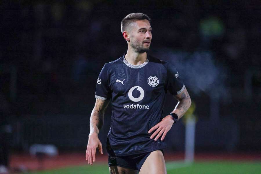 Leitner bei einem Legendenspiel für den BVB Leitner bei einem Legendenspiel für den BVB