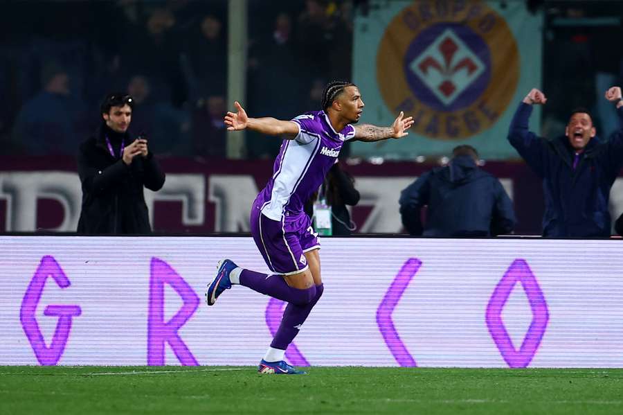 Fiorentina's Cher Ndour scored the late equaliser for his side