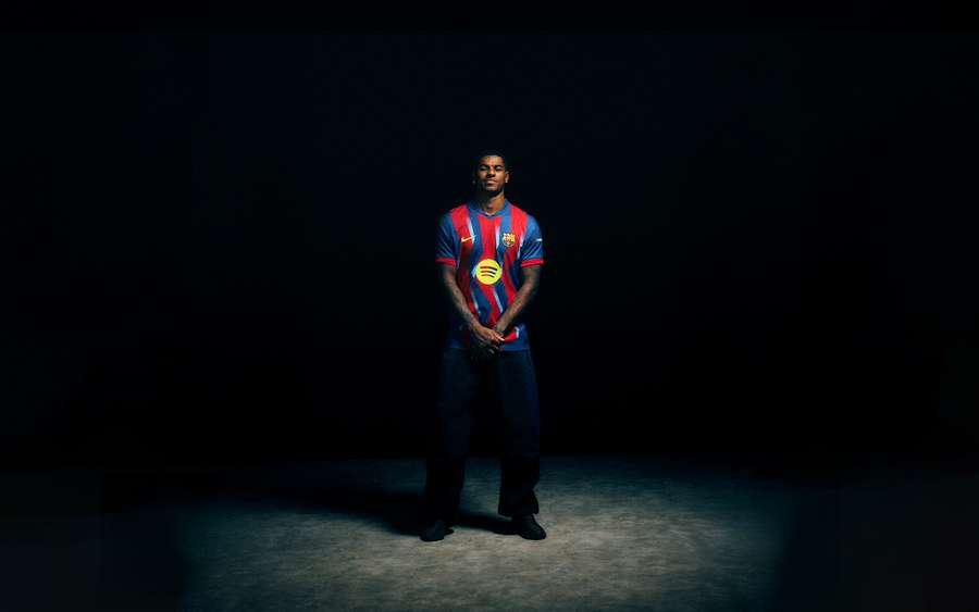 Rashford, con la cuarta camiseta del Barça Rashford, con la cuarta camiseta del Barça