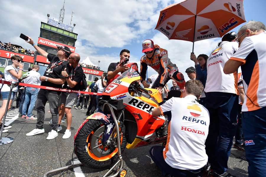 Do Brna se v roce 2025 vrátí závod seriálu MotoGP. Na fotce je Marc Márquez, který Velkou cenu České republiky vyhrál v roce 2019.