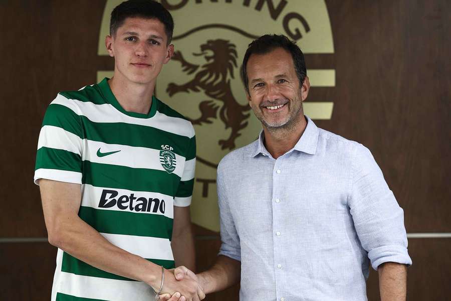 Sergi Altimira com Frederico Varandas