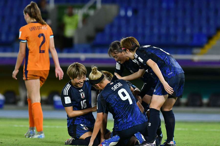 Japón celebra su segundo gol