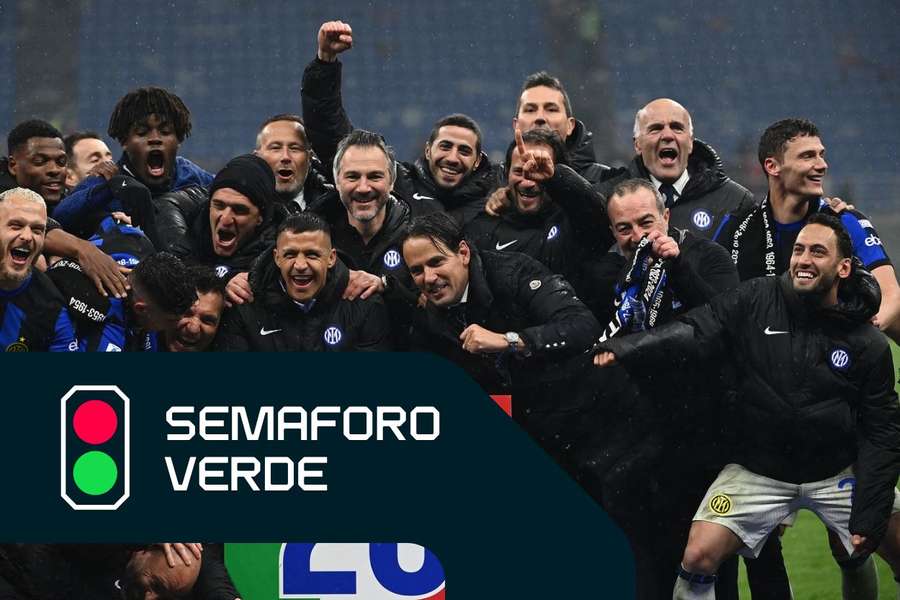 L'Inter festeggia il 20esimo Scudetto