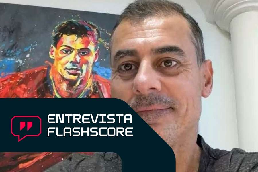 Dani García Lara, durante la entrevista con Flashscore