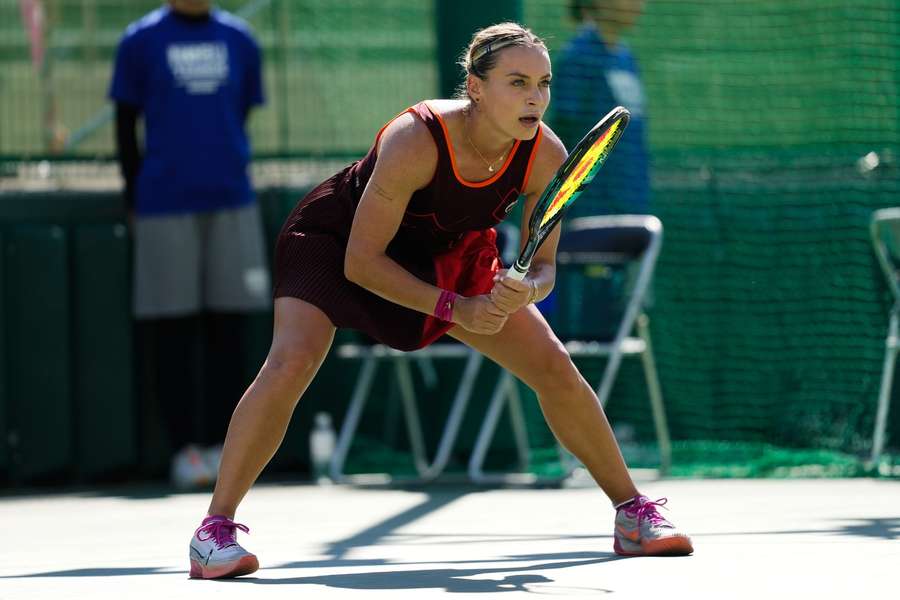 Ana Bogdan in actie in Osaka