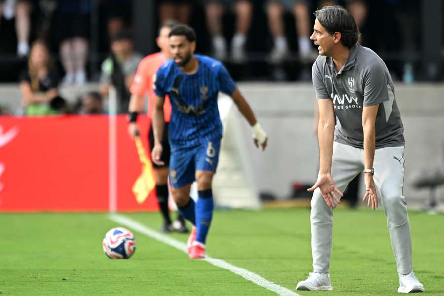 Simone Inzaghi durante Salisburgo-Al Hilal
