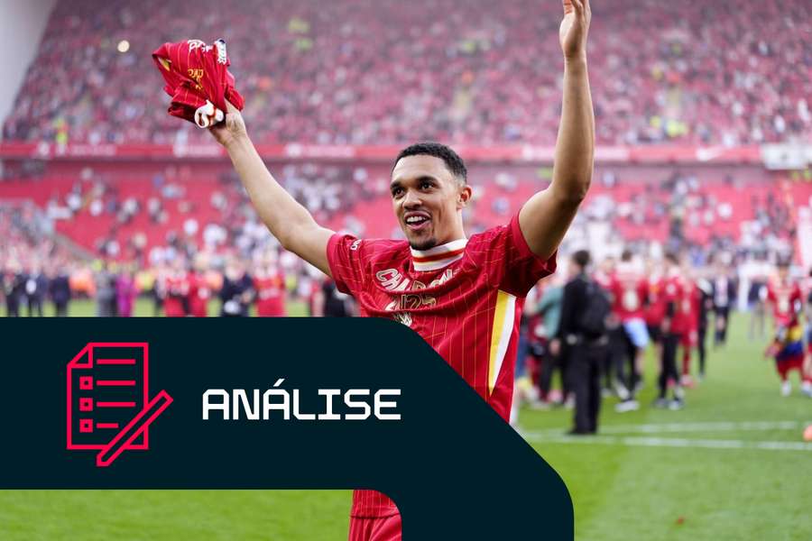 Alexander-Arnold celebra pelo Liverpool