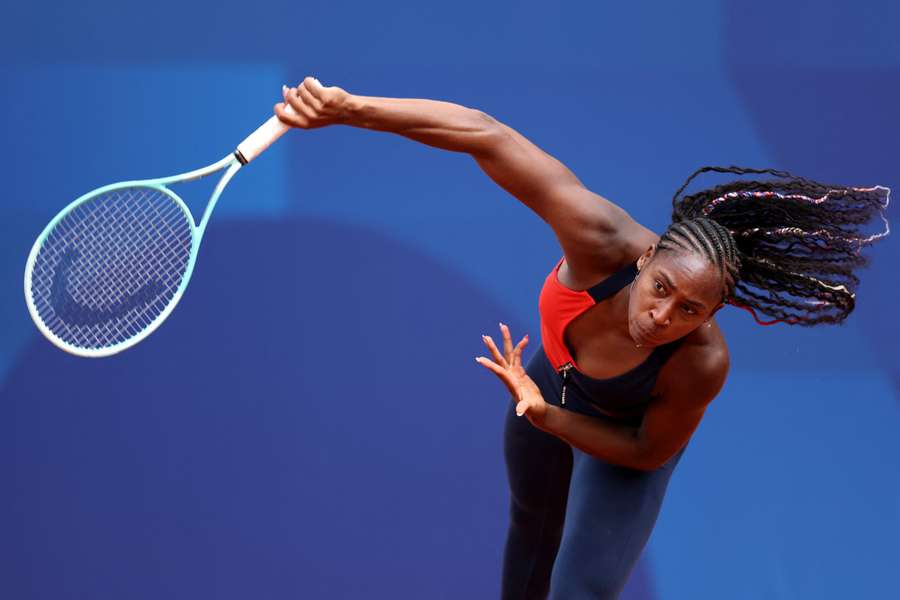 Gauff în acțiune la Paris