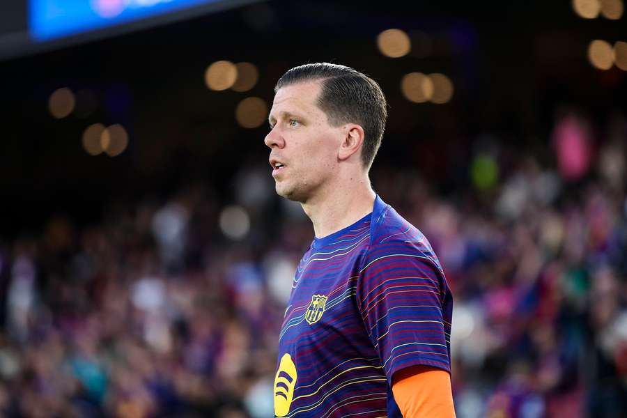 Barcelona goalkeeper Wojciech Szczesny.
