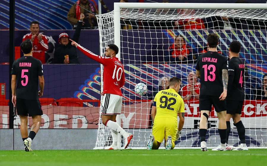 Cunha opens the scoring for Man United Cunha opens the scoring for Man United