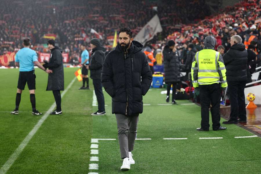 Rubén Amorim en Anfield
