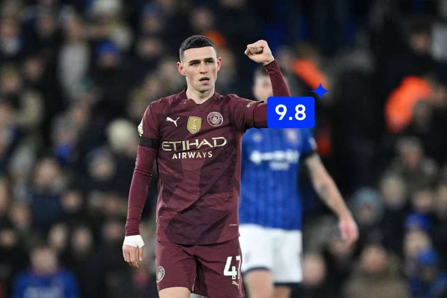 Phil Foden se stal nejlépe hodnoceným hráčem 22. kola Premier League podle známek Livesportu.