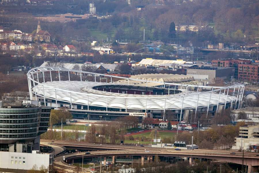 Das Stadion in Stuttgart – hier wird das Heimspiel gegen Ghana stattfinden