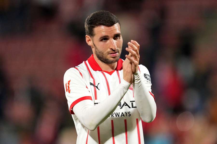 Abel Ruíz, delantero del Girona Abel Ruíz, delantero del Girona