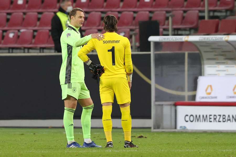 Manuel Neuer und Yann Sommer trafen bereits öfter als Nationalkeeper aufeinander.