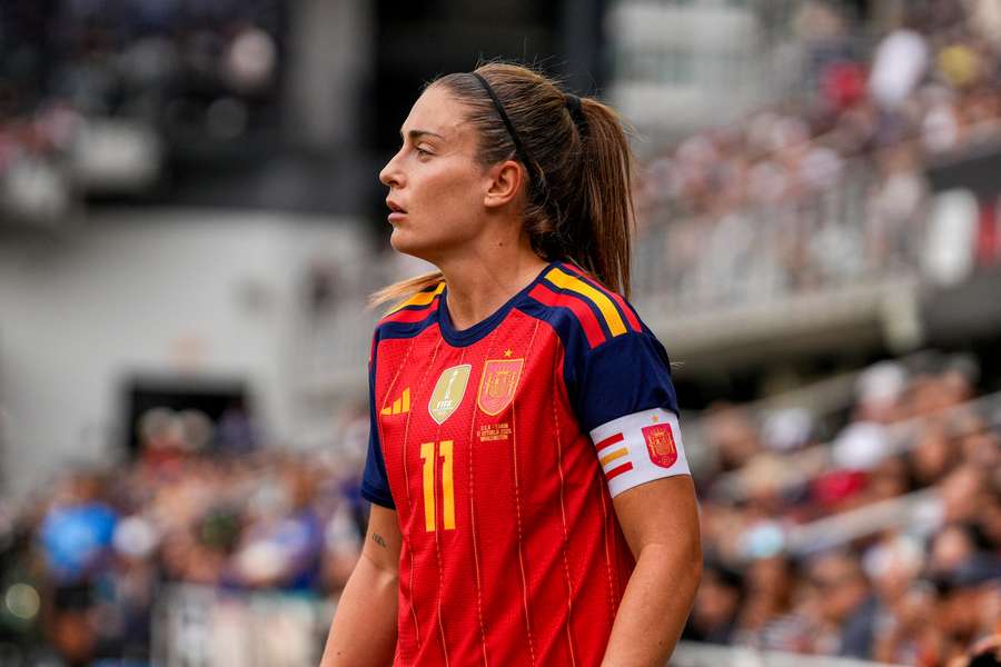 Alexia Putellas, con la selección española