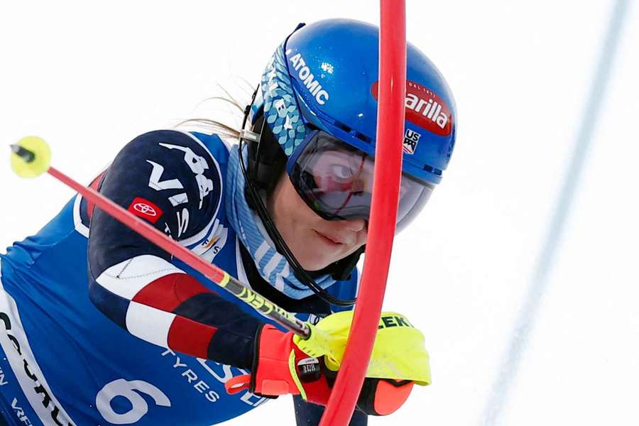 Mikaela Shiffrin in action