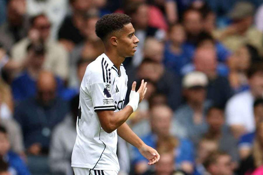 King celebrates his goal, which was later ruled out
