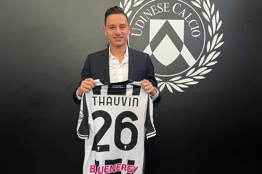Thauvin vai usar a camisola 26 do conjunto de Udine