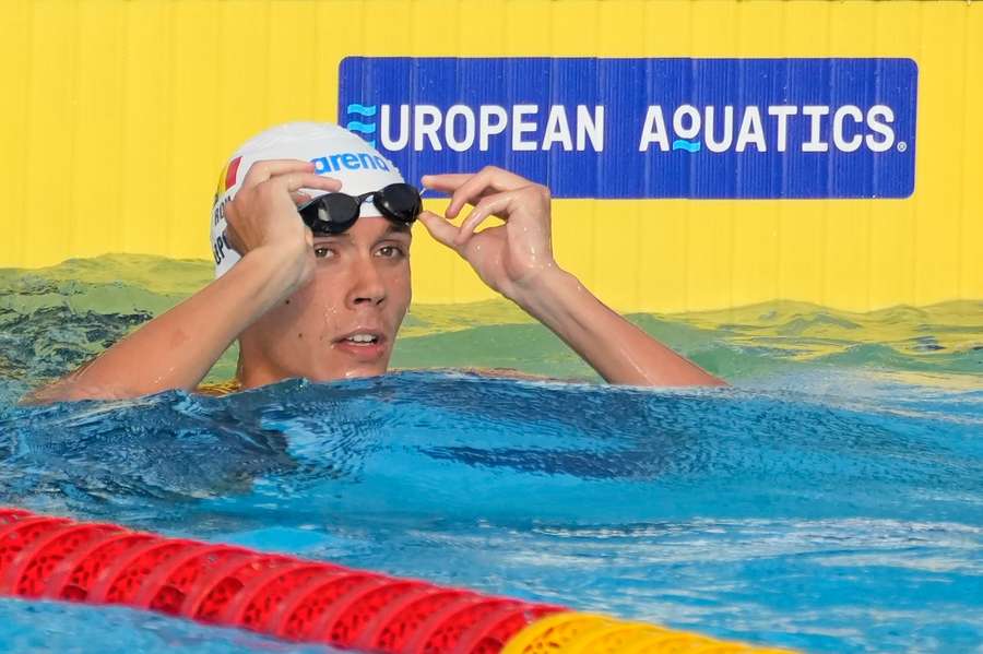 David Popovici a cucerit din nou aurul la Europene în proba de 200 m liber